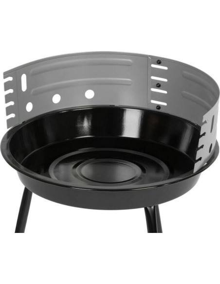 Gratar gradina cu carbuni, grill rotund, 33.5 cm, 38x38x55 cm, Fabio