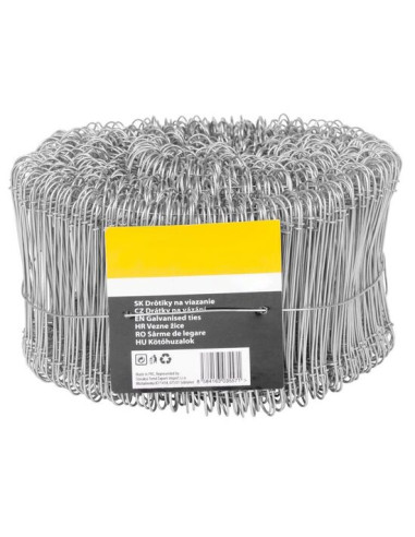 Set 3000 bucle de sarma pentru legat otel beton, 1.1x140 mm