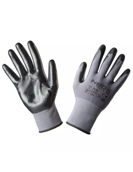 Manusi nylon acoperit cu nitril, NEO, marimea 9