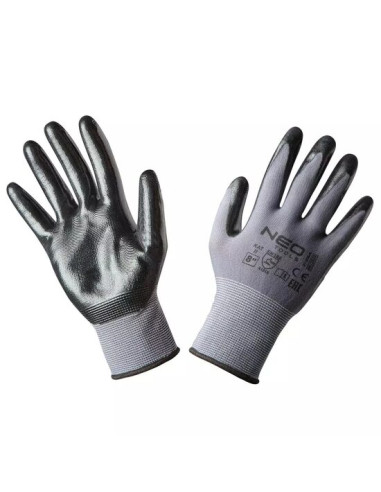 Manusi nylon acoperit cu nitril, NEO, marimea 8