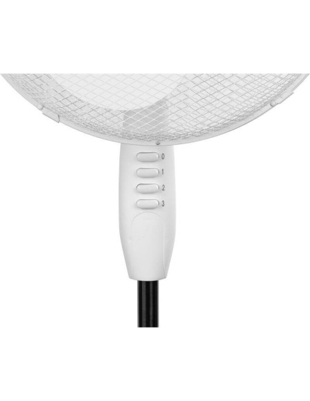 Ventilator cu picior pentru podea, 45 W, 2 viteze, inaltime reglabila, 100-120 cm, diametru 40 cm, Strend Pro