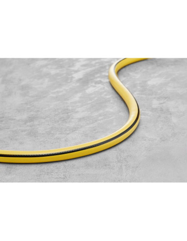 Furtun de gradina, 4 straturi, cu 2 cuple si adaptor, 1/2", 50 m, Cellfast Yellow