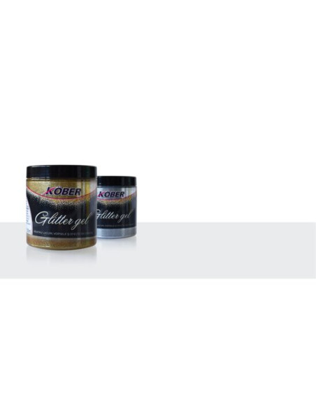 Pasta GLITTER GEL, 200ml, argintiu