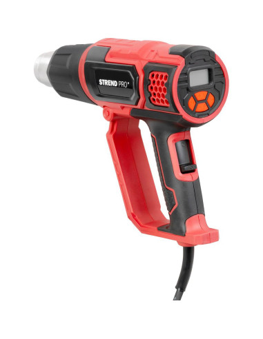 Pistol cu aer cald, 2000 W, cu accesorii, afisaj LCD, Strend Pro