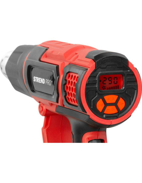 Pistol cu aer cald, 2000 W, cu accesorii, afisaj LCD, Strend Pro