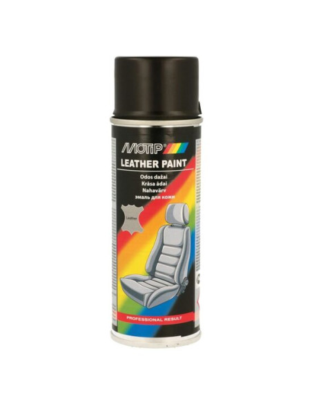 Vopsea pentru piele MOTIP Leather Paint, negru, 200ml