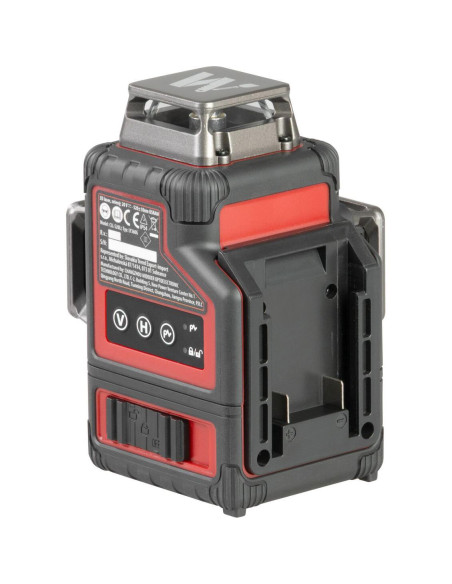 Nivela laser, verde, 360°, 3x3D, 20V Li-ion (acumulator neinclus), cu suport magnetic, geanta, ochelari, placa tinta, 50 m, Worc