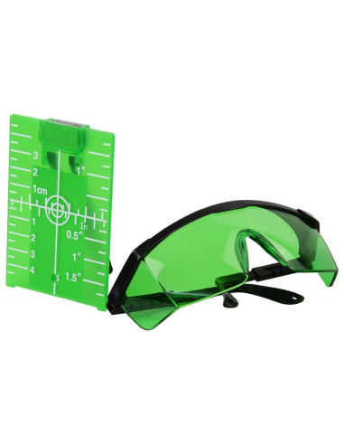 Nivela laser, verde, 360°, 3x3D, 20V Li-ion (acumulator neinclus), cu suport magnetic, geanta, ochelari, placa tinta, 50 m, Worc