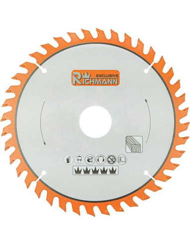 Disc circular vidia pentru lemn, 24 dinti, 180x30 mm, Richmann Exclusive