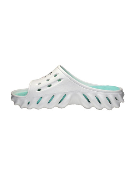 Papuci/slapi pentru femei, spuma EVA, alb si turcoaz, marimea 38, Jose Amorales