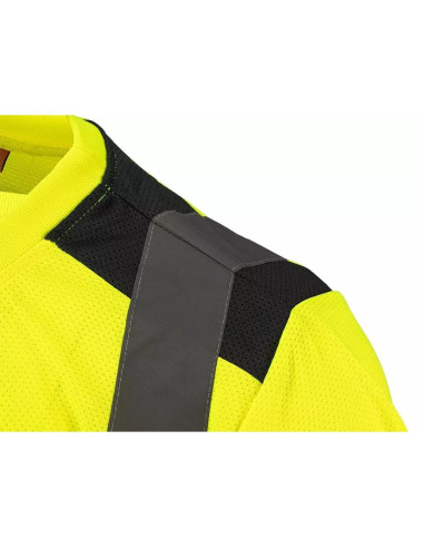 Tricou de lucru, reflectorizant, galben, model Visibility, marimea XL/56