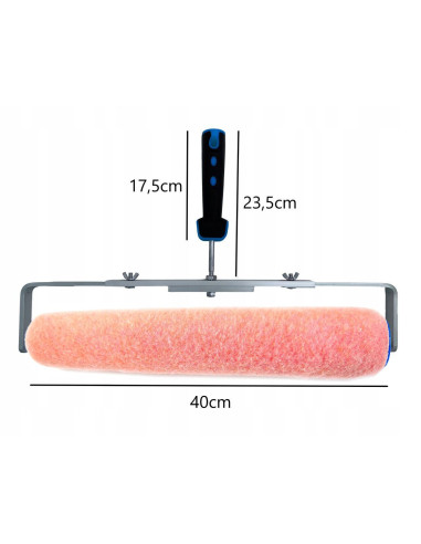 Rola cu maner, poliester, 40 cm, fir 8 mm, universala, Painter