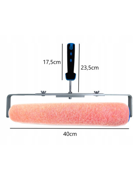 Rola cu maner, poliester, 40 cm, fir 8 mm, universala, Painter