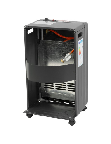 Incalzitor pe gaz, aprindere piezoelectrica, cu roti, furtun, regulator, 1.5-4.2 kW, 110-305 g/h, Strend Pro