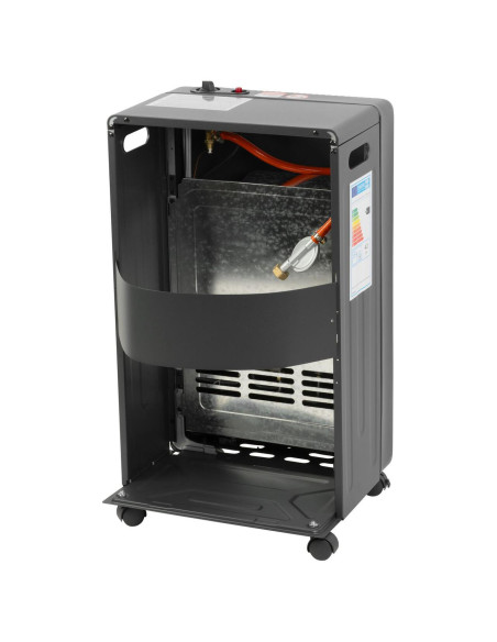Incalzitor pe gaz, aprindere piezoelectrica, cu roti, furtun, regulator, 1.5-4.2 kW, 110-305 g/h, Strend Pro