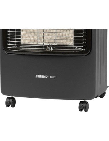Incalzitor pe gaz, aprindere piezoelectrica, cu roti, furtun, regulator, 1.5-4.2 kW, 110-305 g/h, Strend Pro