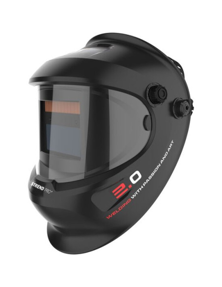 Masca de sudura cu autoreglare a intensitatii luminoase, DIN 9-13, 92.5x42.5 cm, negru, Strend Pro