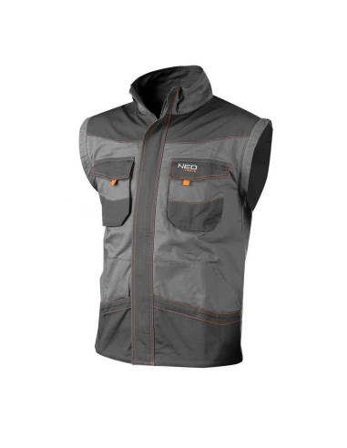 Geaca de lucru, convertibila in vesta, 2 in 1, maneci detasabile, bumbac, marimea XXXL/58, NEO