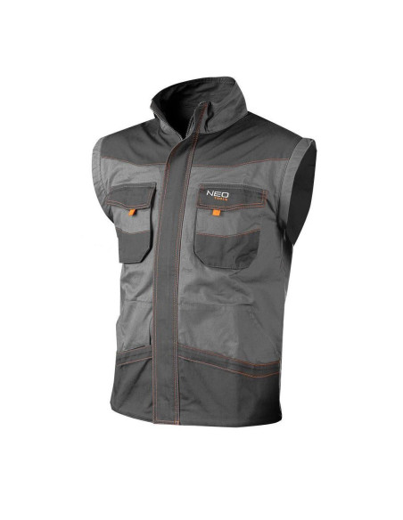 Geaca de lucru, convertibila in vesta, 2 in 1, maneci detasabile, bumbac, marimea XXXL/58, NEO