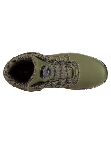 Bocanci de lucru, O2, SR, FO, sireturi cu buton de blocare, piele nabuc, marimea 40, NEO