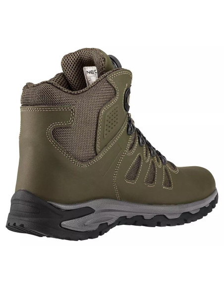 Bocanci de lucru, O2, SR, FO, sireturi cu buton de blocare, piele nabuc, marimea 40, NEO