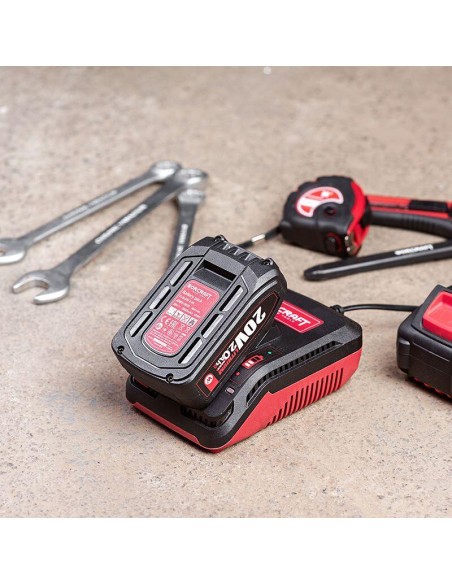 Fierastrau tip sabie, cu acumulator 2 Ah, 20V Li-ion, incarcator si geanta, Worcraft