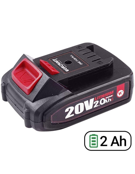 Fierastrau tip sabie, cu acumulator 2 Ah, 20V Li-ion, incarcator si geanta, Worcraft