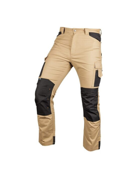 Pantaloni de lucru, poliester, bumbac, intariri genunchi, model Mix&Match, bej, marimea XL/54, NEO