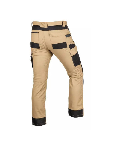 Pantaloni de lucru, poliester, bumbac, intariri genunchi, model Mix&Match, bej, marimea XL/54, NEO