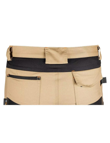 Pantaloni de lucru, poliester, bumbac, intariri genunchi, model Mix&Match, bej, marimea XL/54, NEO
