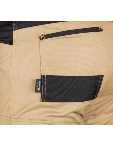 Pantaloni de lucru, poliester, bumbac, intariri genunchi, model Mix&Match, bej, marimea XL/54, NEO