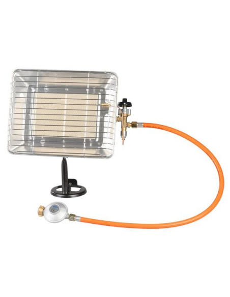 Incalzitor pe gaz, aprindere piezoelectrica, cu furtun si regulator, 1.4-4.2 kW, 305 g/h, Strend Pro