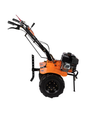 Motocultor cu accesorii 7.5CP Rarita ajustabila, Freze si Roti metalice Detoolz DZ-M125