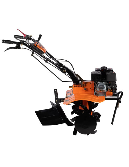 Motocultor cu accesorii 7.5CP Rarita ajustabila, Freze si Roti metalice Detoolz DZ-M125