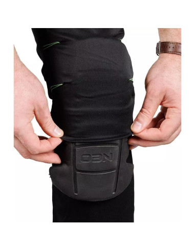 Pantaloni de lucru, bumbac, poliester, intariri genunchi, model Mix&Match, negru, marimea L/52