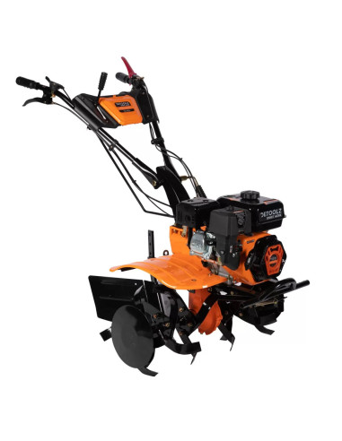 Motocultor cu accesorii 7.5CP Rarita ajustabila, Freze si Roti metalice Detoolz DZ-M125