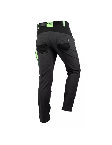 Pantaloni de lucru, elastici, poliamida, model Premium, gri inchis, marimea M/50, NEO