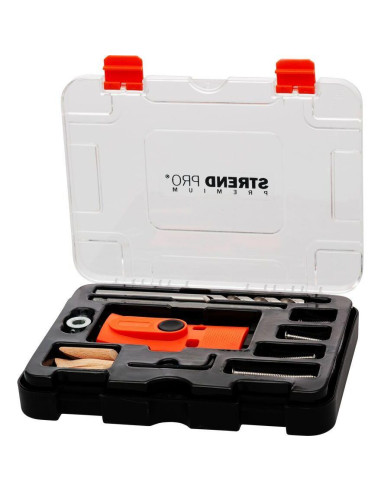 Set pentru dulgheri cu imbinari, dibluri, burghie, suruburi, cuie, opritor adancime, 55 piese