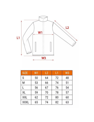 Geaca de lucru softshell, poliester, model Outdoor, bej, marimea S/48, NEO