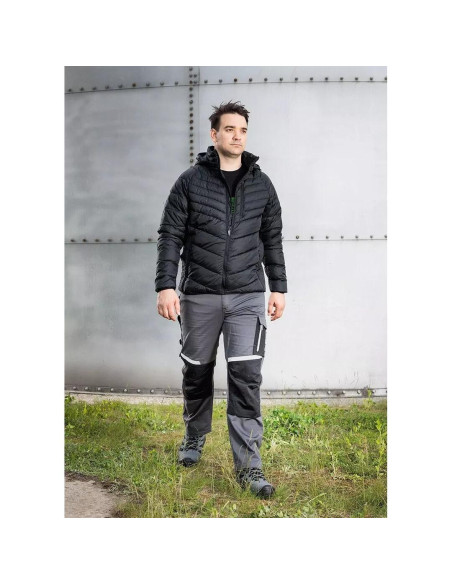 Pantaloni de lucru, bumbac, poliester, intariri genunchi, model Mix&Match, gri, marimea L/52, NEO