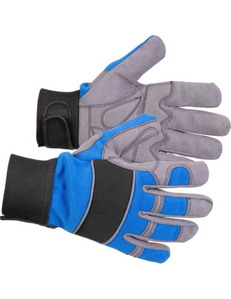 Manusi piele sintetica, spandex, intarite, marimea 09/L, Strend Pro Varo