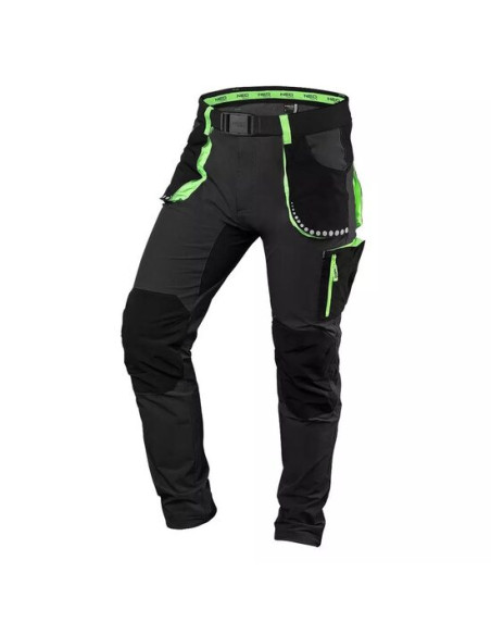 Pantaloni de lucru, elastici, poliamida, model Premium, gri inchis, marimea L/52, NEO