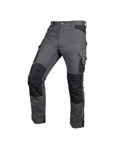 Pantaloni de lucru, poliester, bumbac, intariri genunchi, model Mix&Match, gri, marimea L/52, NEO