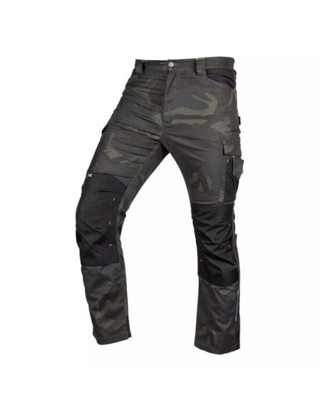 Pantaloni de lucru, poliester, bumbac, model Mix&Match, camuflaj verde inchis, marimea M/50