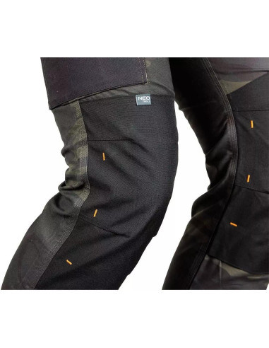 Pantaloni de lucru, poliester, bumbac, model Mix&Match, camuflaj verde inchis, marimea M/50