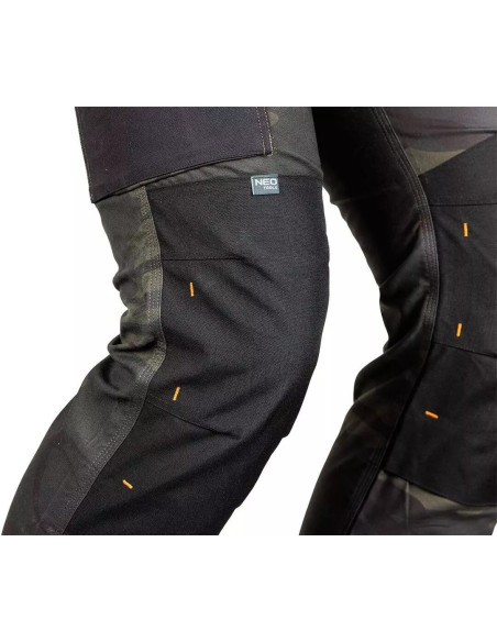 Pantaloni de lucru, poliester, bumbac, model Mix&Match, camuflaj verde inchis, marimea M/50