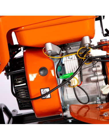 Motocultor Detoolz 8.5CP 212CC, benzina, 4T, 4 viteze, pornire manuala, cu roti