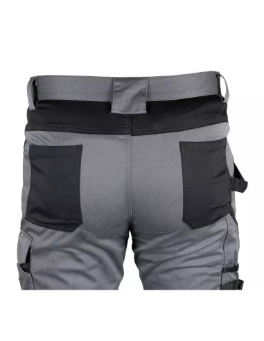 Pantaloni de lucru, bumbac, poliester, intariri genunchi, model Mix&Match, gri, marimea XL/54, NEO