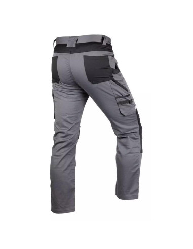 Pantaloni de lucru, bumbac, poliester, intariri genunchi, model Mix&Match, gri, marimea XL/54, NEO