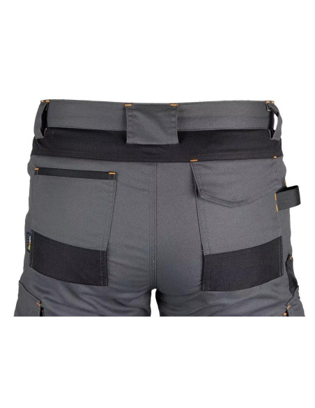 Pantaloni de lucru, poliester, bumbac, intariri genunchi, model Mix&Match, gri, marimea XL/54, NEO